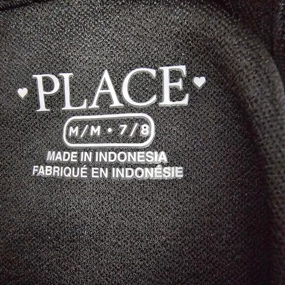 Children's Place Black Sleeveless Hi-Lo Dress With Rhinestones Girl's 7/8 - Picture 9 of 9